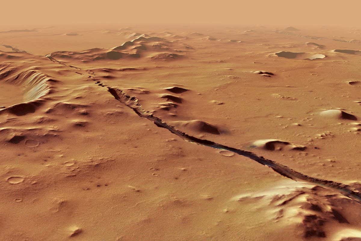 Entdeckung auf dem Mars. Diese Region verbirgt Tausende Kilometer alter Flüsse