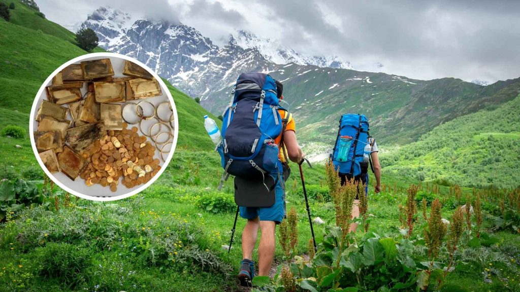 Touristen werden zufällig zu Schatzsuchern: Sie finden eine rostige Kiste mit einem Schatz im Wert von 340.000 Dollar.
