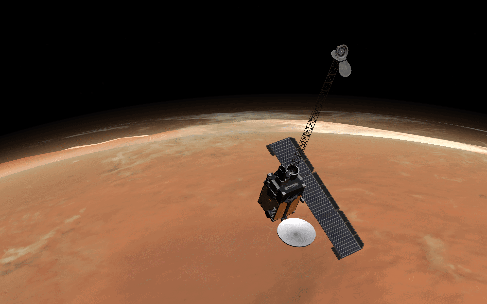 Etwas Riesiges tauchte aus den Wolken des Mars auf, und die NASA hat es gerade rechtzeitig erwischt.