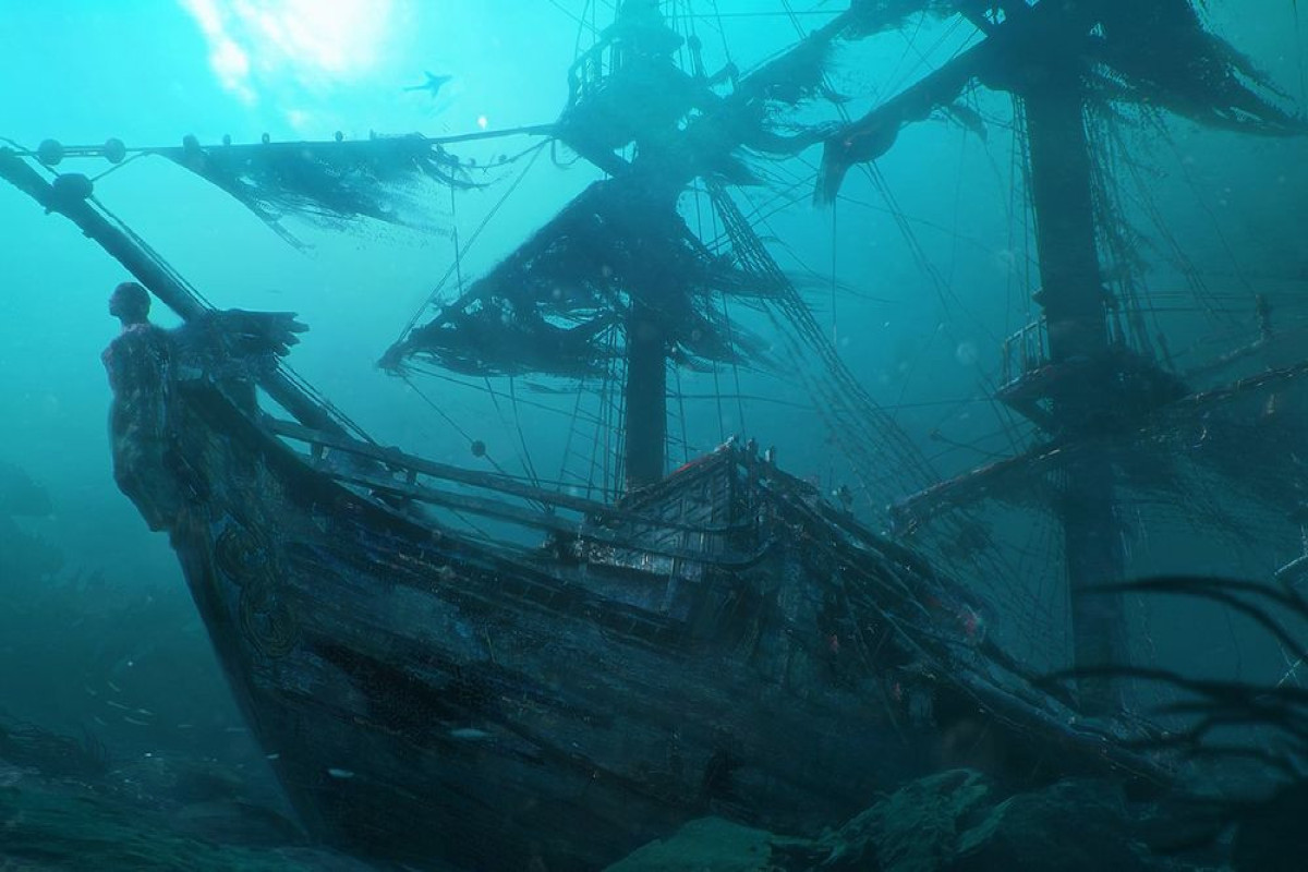 Ein Schatz, der in einem alten versunkenen Schiff entdeckt wurde. Er befand sich in einer Tiefe von 45 Metern vor der Küste der Türkei