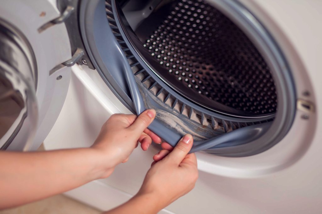 Die Dichtung in der Waschmaschine riecht? So werden Sie Schmutz und Schimmel schnell los