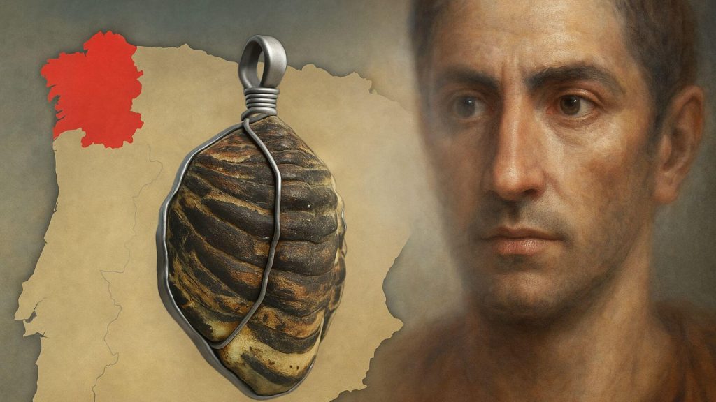 Archäologen haben einen 450 Millionen Jahre alten Trilobiten entdeckt, der im Römischen Reich als Amulett verwendet wurde: Er wurde auf der Müllhalde eines Luxushauses in Galicien gefunden.