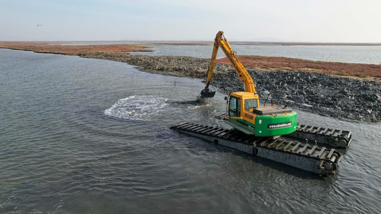 Die Insel Estski wächst jeden Tag. Polen erhält neues Land
