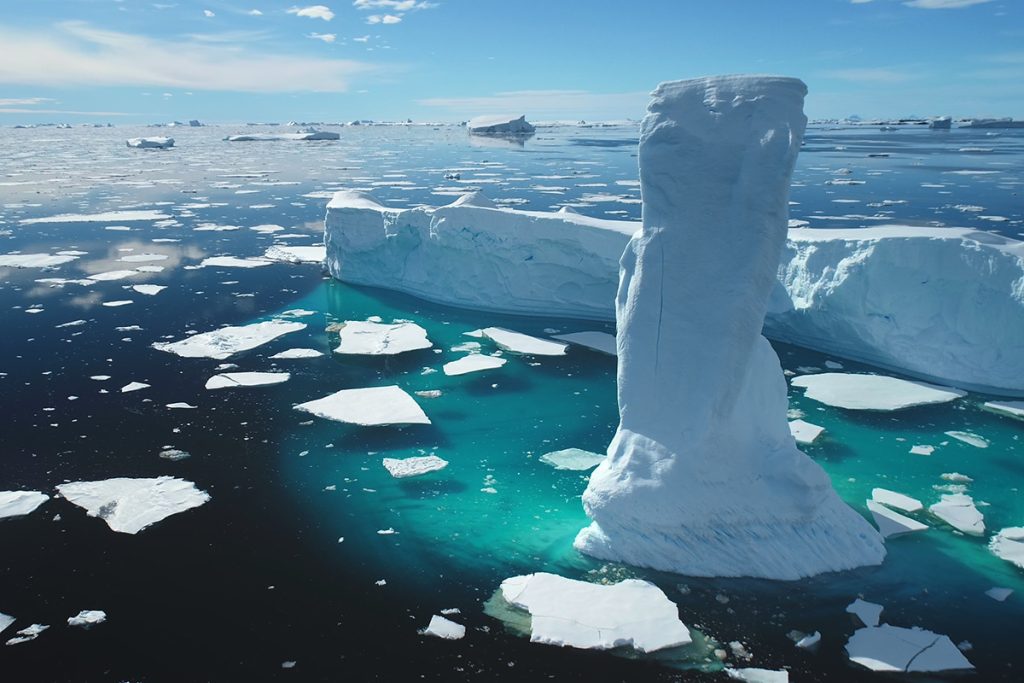 Wissenschaftler haben in der Antarktis salzige Gletscher anstelle von Süßwassergletschern entdeckt