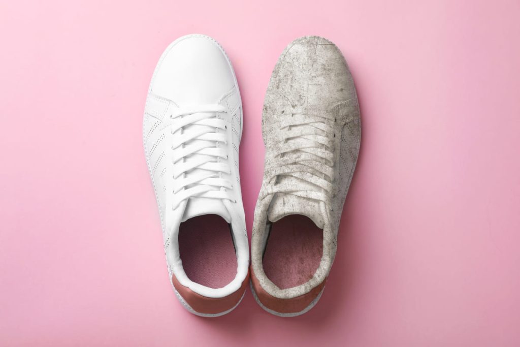 Weder Essig noch Backpulver: Ihre weißen Turnschuhe werden wie neu, wenn Sie nur Zutaten verwenden, die Sie zu Hause haben